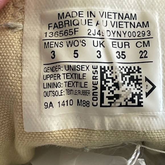 Converse low top mint green aqua canvas lace up sneakers - Picture 9 of 11